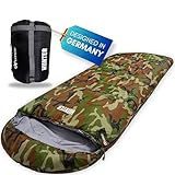 EXPLORER Hunter Deckenschlafsack [350GSM] 1950g Extremtemperatur bis zu...