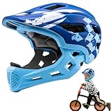 Kinder Fahrradhelm, Abnehmbarer Kinder-ATV-Helm, Fahrradzubehör Für...