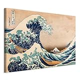 B&D XXL - Akustikbild die große Welle vor Kanagawa 120x80 cm 1 tlg Bilder...