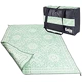 Gadgy Outdoor Teppich Wetterfest 300x200 cm – Wendbarer Balkon Teppich,...