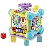 VTech Baby Spielspaß-Entdeckerwürfel – Interaktiver Spielwürfel mit...