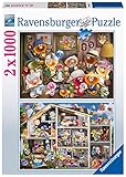 Ravensburger Puzzle 80527 - Lustige Gelinis - 2x 1000 Teile Gelini Puzzle...