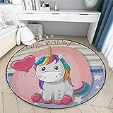 MeeTe Spielzeug Aufbewahrungsdecke Spieldecke Baby Krabbelmatte, Einhorn...