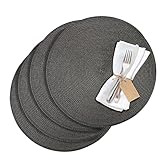 Westmark, Tischset/Platzset, CIRCLE, anthrazit, Set 4tlg, abwischbar,...