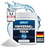 AGUALEVE® Universal-Algenvernichter Teich 1kg *NEU* | vernichtet Algen...