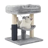 BOUCHABEL Kratzbaum für Katzen – Kompaktes Katzenmöbel mit...