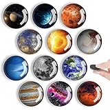 Kühlschrankmagnete, 12 Stück Kühlschrank Magnet, Planet Magnete für...