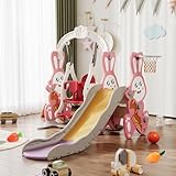 4-in-1 Kinderrutsche,Indoor und Outdoor Rutsche mit...