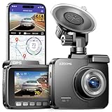 AZDOME Autokamera mit 4K Auflösung, WiFi Dashcam mit GPS und...