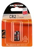 ANSMANN CR2 (3V) Lithium Photobatterie (1-er Pack) für Garagentoröffner,...