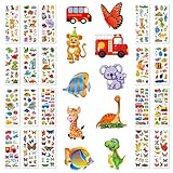 20 Blätter Tattoo kinder kindertattoos hautfreundlich klebetattoos jungen...