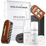 COLOURLOCK Lederpflege Set Neuleder | Leder Pflege Set geeignet für Auto...