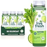 LiveFresh Selleriesaft BIO Kaltgepresst¹ – 12x250ml – Sellerie...