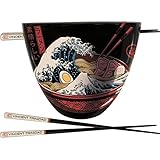 Vincent Trinidad Ramen Set mit Schüssel und Essstäbchen (Great Wave...