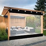 Wasserdicht Outdoor Pergola Seitenteile Transparent Plane Vorhänge mit...