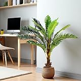 Künstliche Palme 100 cm mit 18 Palmenwedel wie echt Kunstpalme...