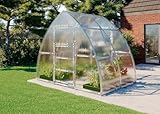 Terrando Gewächshaus Viola 3x2m Gewächshaus aus Metall in Silber,...