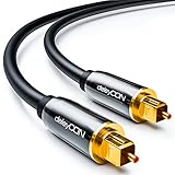 deleyCON 2m Optisches Digital Audio Kabel - S/PDIF - 2x Toslink Stecker -...