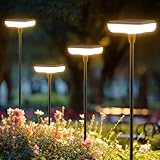 Ainostone Solarlampen für Außen Garten 4 Stück LED Solarleuchten...