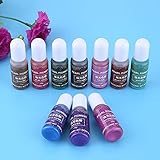 CHICIRIS 10 Farben 10 G UV-Pigment, Umweltfreundlicher UV-Harzfarbstoff Zum...