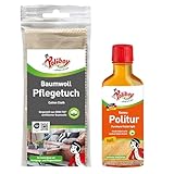POLIBOY fixneu Politur hell - Holzpflege für helle lackierte Holzmöbel -...