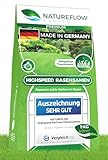 Rasen Nachsaat 1kg - Rasensamen schnellkeimend aus Deutschland für 40qm -...