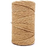Jute-Schnur, 100 m, 2,5 mm, 4-lagig, strapazierfähig, braun, Juteseil für...
