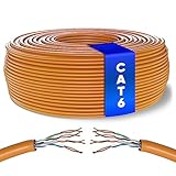 Mr. Tronic 100m Ethernet Netzwerkkabel Cat 6, LAN Netzwerkkabel Für...