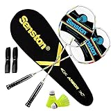 Senston Graphit Badminton Set Profi Badmintonschläger Leichtgewicht...