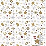 296 Stück Aufkleber Weihnachten,Weihnachtssticker,Sticker Sterne...