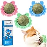 Aucenix 3 Stück Katzenminze Balls Spielzeug für Katze, Katzenminze...