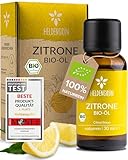 Heldengrün® BIO Zitronenöl [100% NATURREIN] Kaltgepresst aus echten...