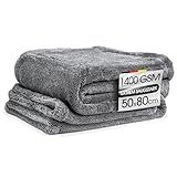 Kemes Mikrofasertücher Auto XXL Ultra saugstark mit 1400 GSM Heavyweight...