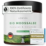 Lenevin® BIO Moossalbe gegen Falten für sensible Haut, 4-facher...