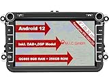 M.I.C. AV8V7-Ultra Android 12 Autoradio mit navi Qualcomm Snapdragon 665...