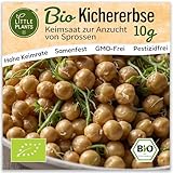 Little Plants Bio Kichererbse Sprossen Samen [10g] - Kichererbsen-Samen -...