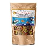 Centra24 Premium Fischfutter 1L, Futter-Flakes, Flocken - Hauptfuttermittel...