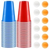 Litimkat Bierpong Becher Set,Beerpong Partybecher Enthält 100 Becher...