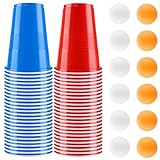 Litimkat Bierpong Becher Set,Beerpong Partybecher Enthält 50 Becher...