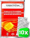 TerraTherm Handwärmer, Fingerwärmer für 12h warme Hände, Wärmepads...