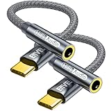 QILERUI USB C auf 3,5 mm Buchse, Kopfhörer-Adapter, Type C auf...