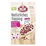 RUF Natürliches Topping mit Himbeeren, Kirschen, Reiscrisps, ohne...