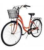 Damenrad EX-3 28 Zoll Aluminium Korb Licht Shimano Fahrrad Damen...