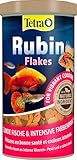 Tetra Rubin Flakes - Fischfutter in Flockenform mit natürlichen...
