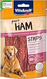 Vitakraft Pure Ham Strips, Hundeleckerli, Schinkenstreifen mit...
