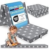 ELONEO Klappmatratze 70x190 cm, 9 cm hoch, Klappmatratze Kinder faltbar,...
