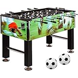 GAMES PLANET Kickertisch Leeds in 6 Farben, Tischfußball, Tischkicker,...