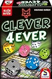 Schmidt Spiele 49424 Clever 4-Ever, Klein und Fein Serie, Würfelspiel,...