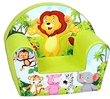 Delsit Kinder Sessel mit Schaumstofffüllung - Kindersessel Mädchen und...