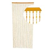 HAB & GUT -DV0386- Türvorhang Form: Twister, Farbe: Honey, Material:...